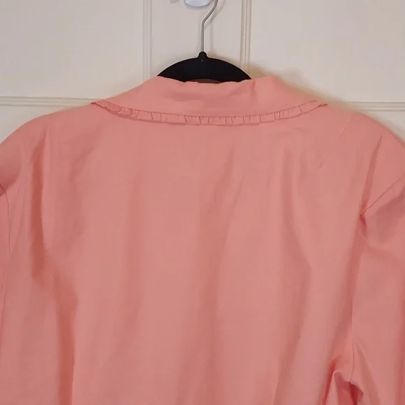 For Love and Lemons Peach Linen Blend Cropped Blazer Size XL - Picture 12 of 14